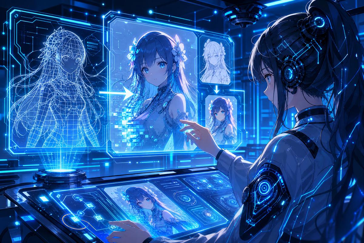 抖阴AI动漫剪辑技术展示